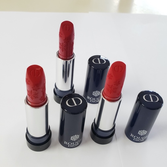x5 NWT Rouge Dior Lipstick Limited Edition Refills 999 Signature Iconic Lipstick - Picture 5 of 16